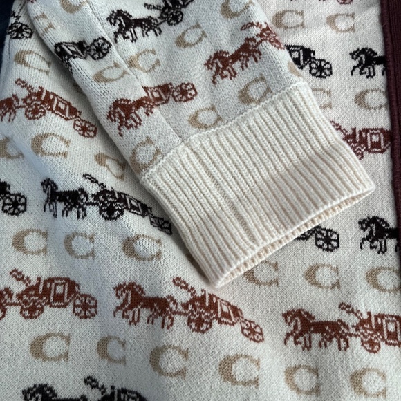 COACH HORSE AND CARRIAGE CARDIGAN - Picture 2 of 3